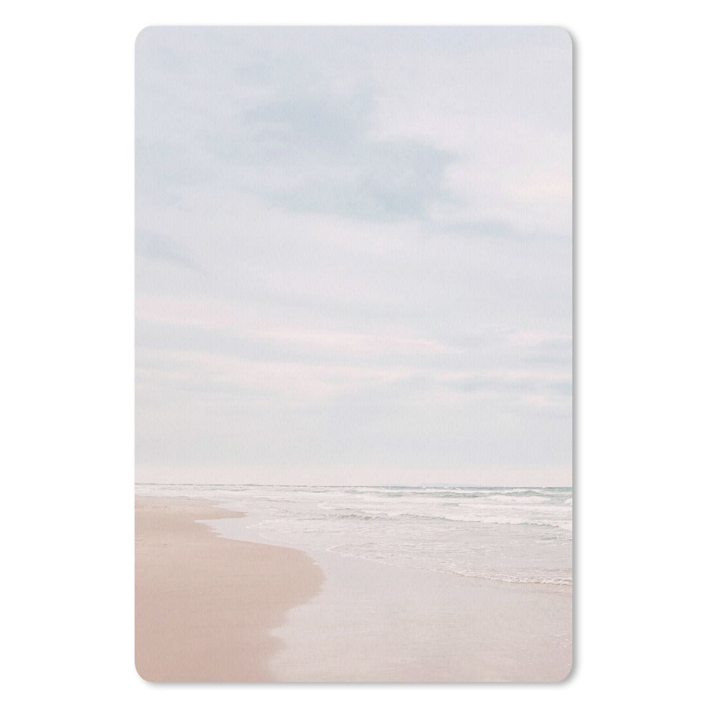 MuchoWow Mauspad Mousepad Meer - Strand - Wellen - Natur - Sommer 40x60 cm - Mousepads - Maus Mat - Pad - Mausunterlage - Schreibtisch Accesoire