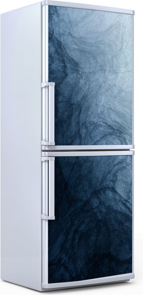 Kühlschrankdekoration 60x180 cm Aufkleber auf dem Kühlschrank - Farbiger Marmor