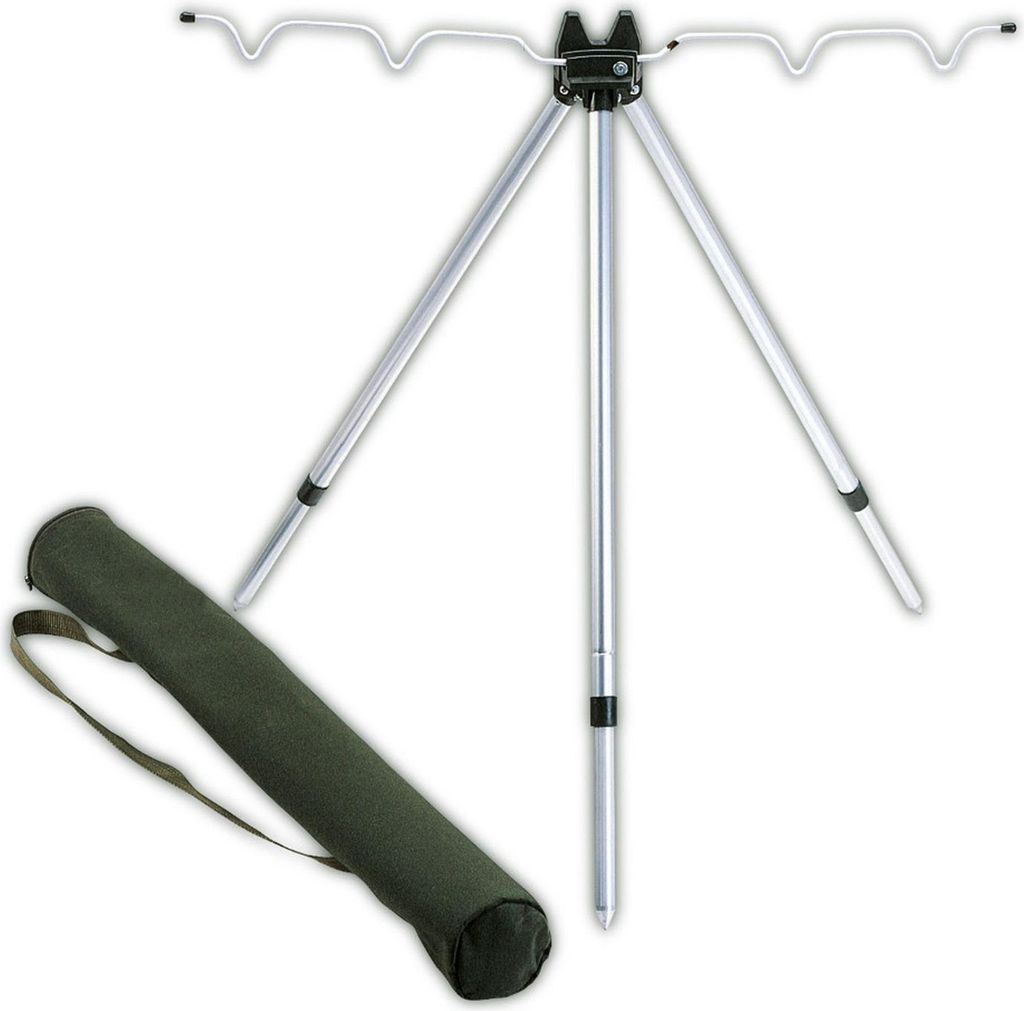 Dreibein Rutenständer Tripod mit Tasche