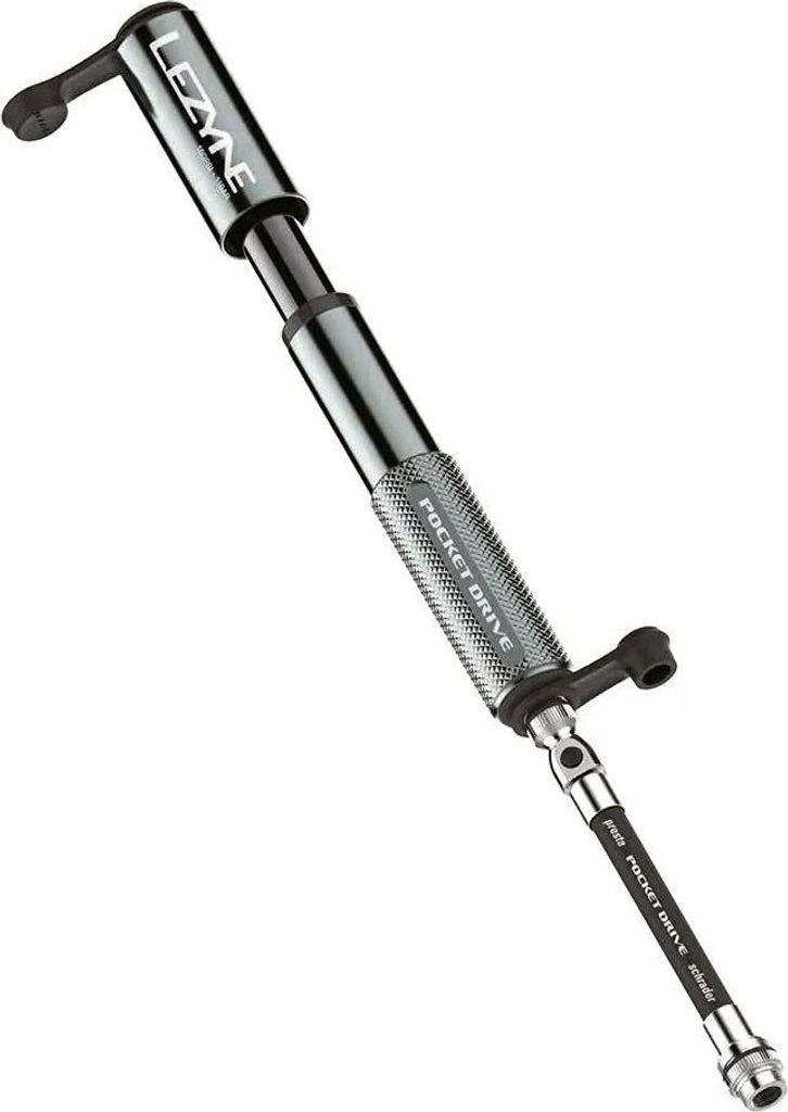 Lezyne Pocket Drive Mini-pumpe Grau 160 Psi Grau 160 Psi Produktbild 