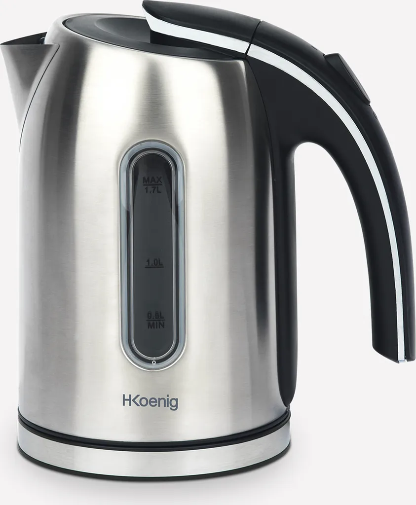 Bouilloire 2200W Grande Capacité 1,7L HKoenig BO17 en Acier Brossé