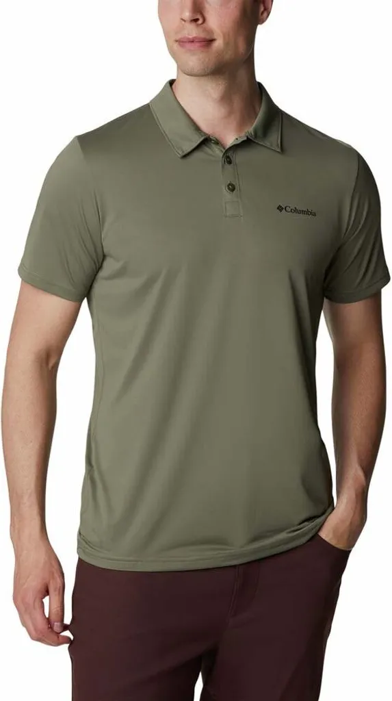 Polo anti-odeurs Columbia Hike Vert XL évite les frottements du sac