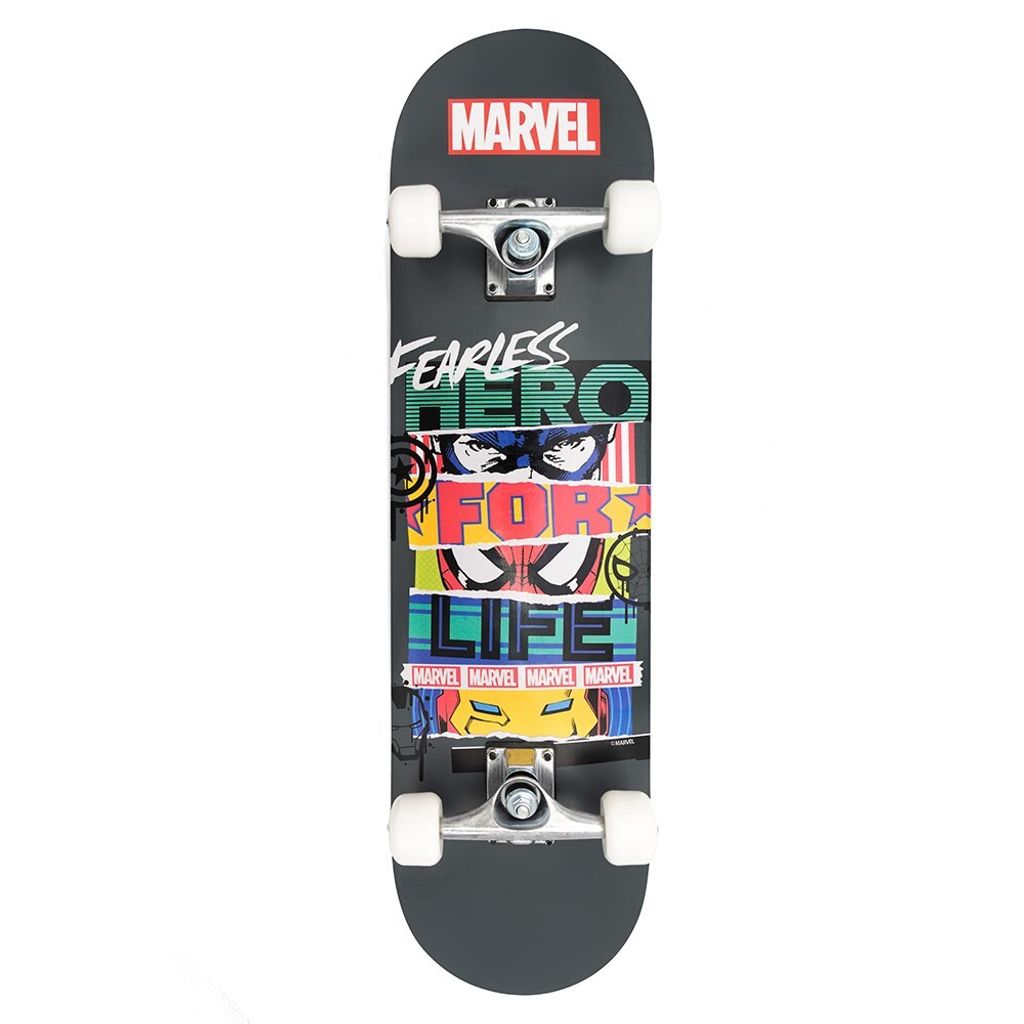 Marvel Wooden 31´´ Skateboard Blau  Blau One Size Produktbild 