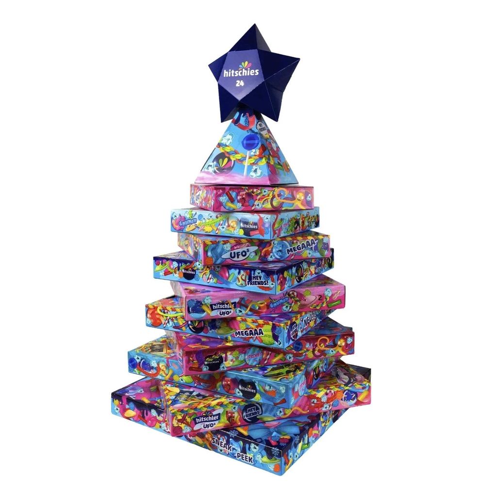 Hitschies Around The World Süßigkeiten Adventskalender 2026 Produktbild 