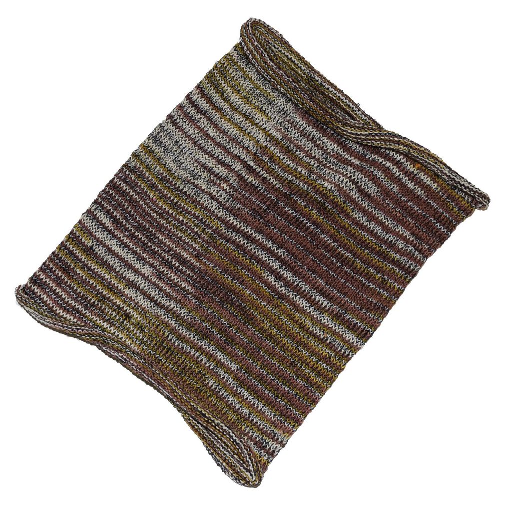 Simandra "Magic" Haarband Baumwolle Kopfband Mütze Schlauchschal Dread Wrap | schmal |, braun