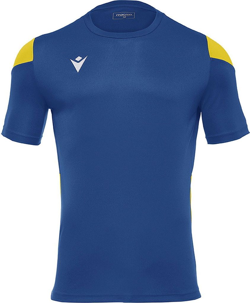 Macron Polis Trikot Kurzarm Herren - Royal / Gelb | Größe: M