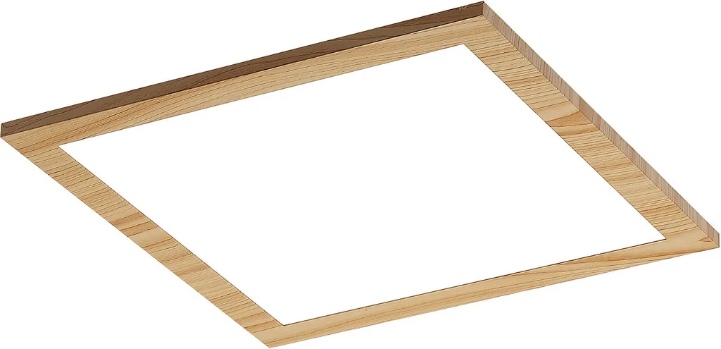 Éclairage LED Plafonnier pour Chambre et Salon en Bois de Hêtre 12W