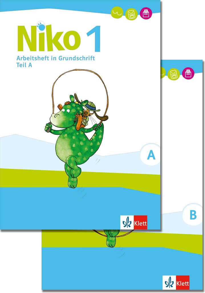 Niko 1: Paket: Arbeitsheft zur Fibel in Grundschrift, Grundschriftlehrgang Klasse 1 (Niko. Ausgabe ab 2020)