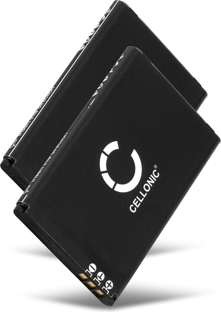 CELLONIC 2x Akku für Mobilfunk Kompatibel mit Emporia Telme X200, Telme C151, Telme C150, AK-C150 - (900mAh, 3.7V)