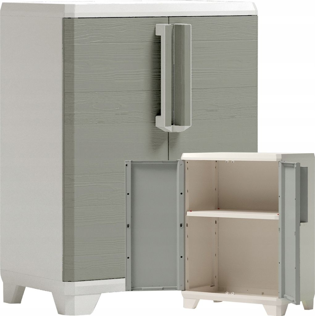 Deco4Home Szafa Gospodarcza | 90cm | 1 Półka | Wood Zdjęcie produktu 
