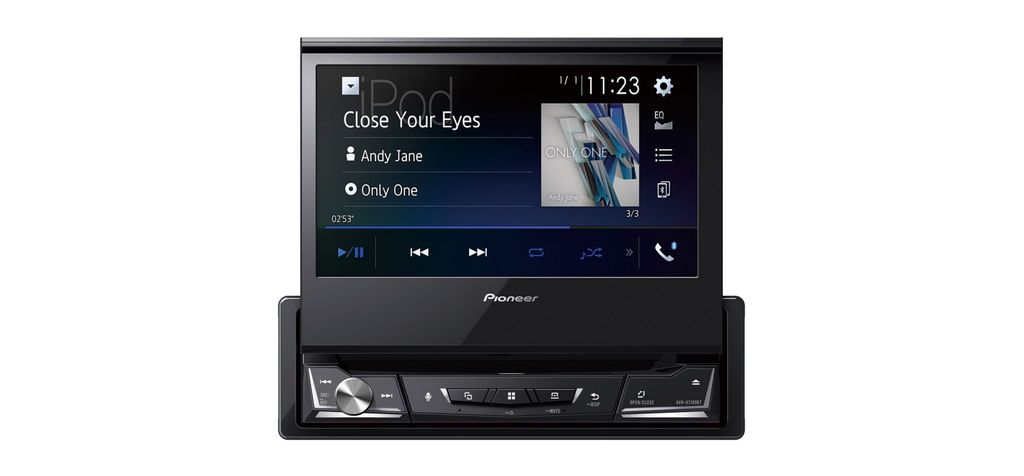Pioneer AVH-A7100BT - 1-DIN Moniceiver Bluetooth | USB | Android | Apple CarPlay - AndroidAuto Autoradio