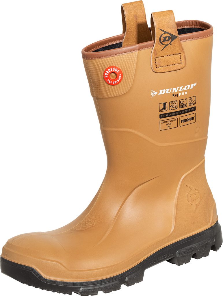 Dunlop Rig Pro EN ISO 20345:2011 S5 CI CR braun Gr. 40