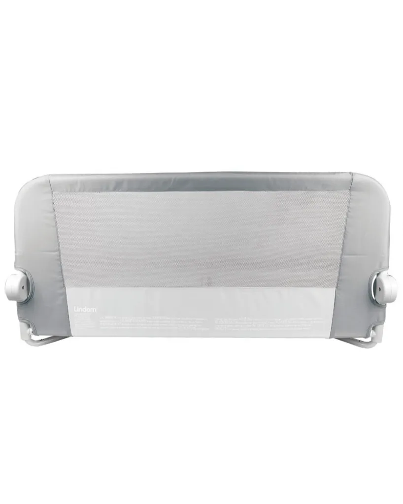 Lindam Barrière de Lit Rabattable en Tissu Doux pour Sécurité Enfant