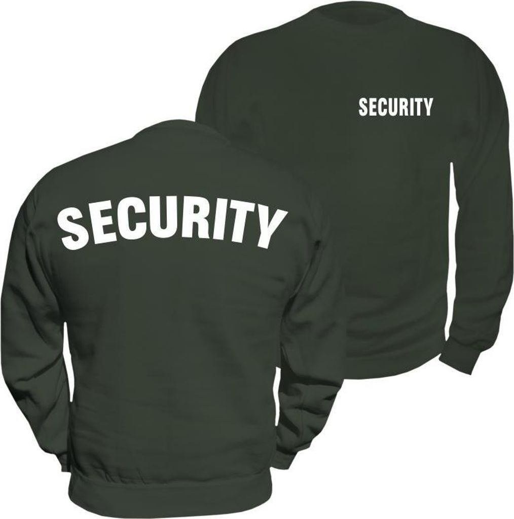 Herren Sweatshirt Security