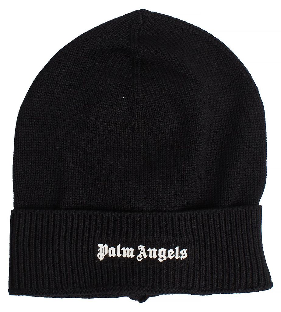 Palm Angels Strickmütze für Damen und Herren mit Logo PMLC002C99KNI0011001