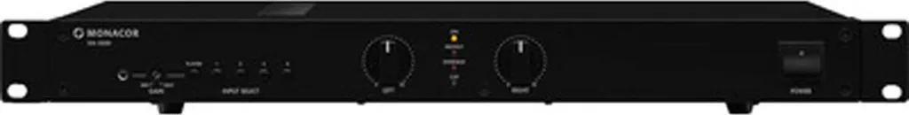 Ampli pour sonorisation fixe et mobile Monacor 250W 2 canaux STA-200D