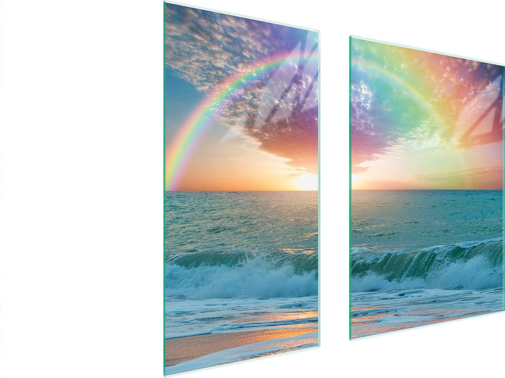 Glasschutzplatte Board 75X52 Sea