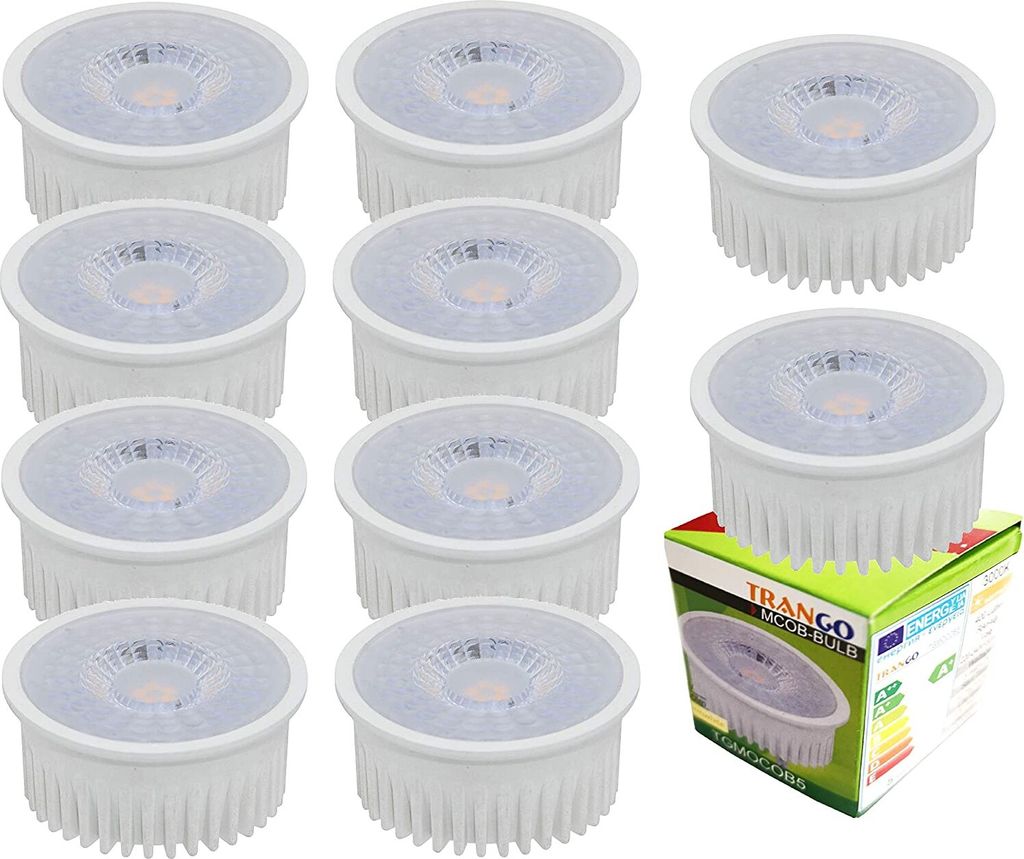 10x 5 Watt LED Modul in 3 Stufen dimmbar nur 30mm Einbautiefe KALT-WEIß 6000K
