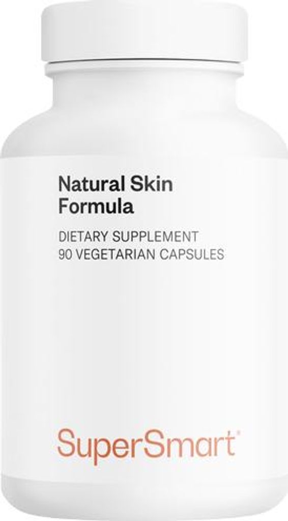 SuperSmart Natural Skin Formula Dietary Supplement - 90 Vegi-Kaps