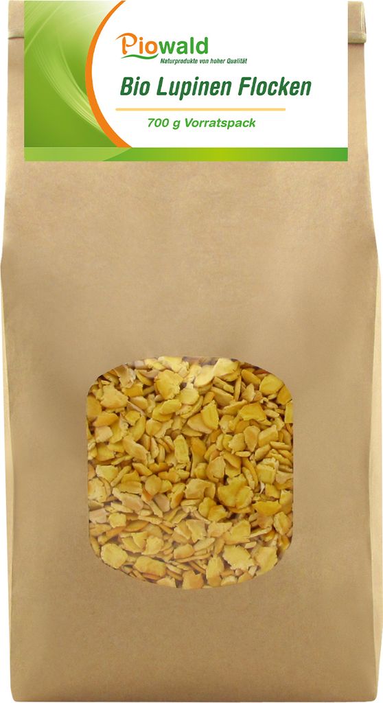 Piowald   Lupinen Flocken - 700g Produktbild 