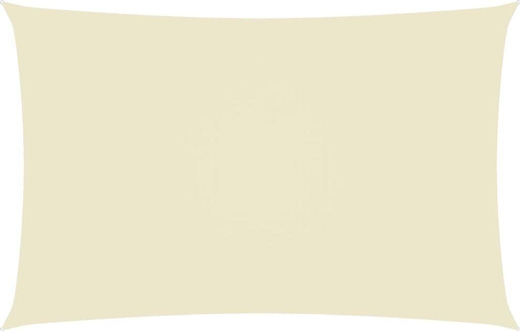 Sonnensegel Oxford-Gewebe Rechteckig 2x5 m Creme
