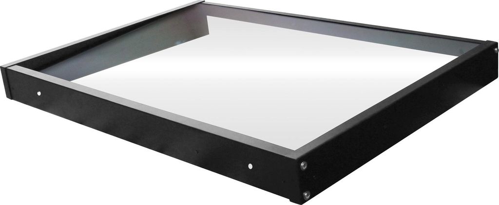 Wasabi - Vordach Haustür 120x80 cm AXIS PLUS – Massives Polycarbonat 2,7mm – Anthrazit-Aluminiumhalterungen – Einfache Montage – Wettersch...