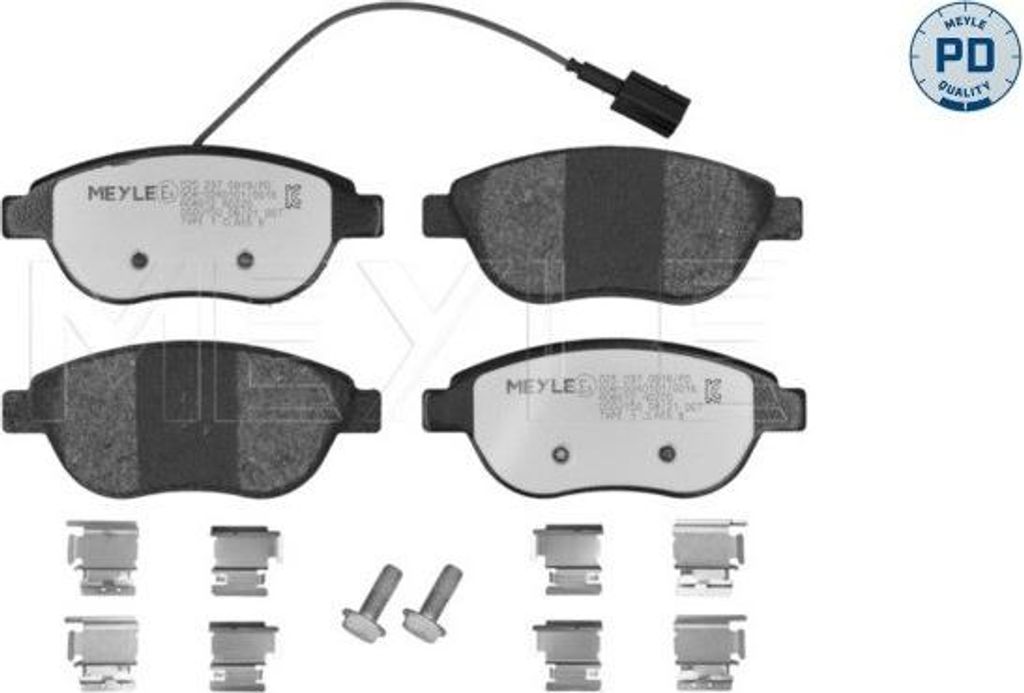 MEYLE 025 237 0919/PD Bremsbeläge Vorne für FIAT GRANDE Produktbild 