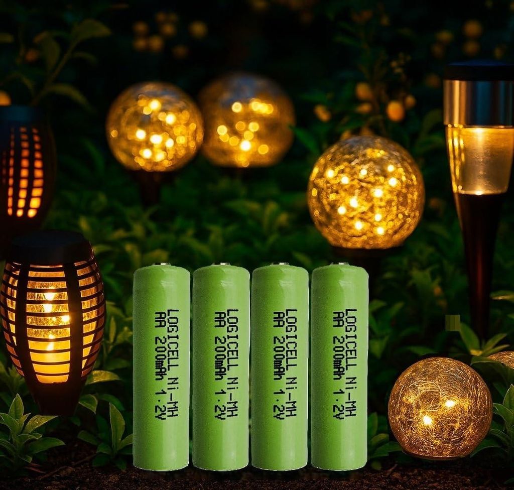 4 stück LogiCell NI-MH-Akku Mignon AA 200mAh, 1,2V für Produktbild 