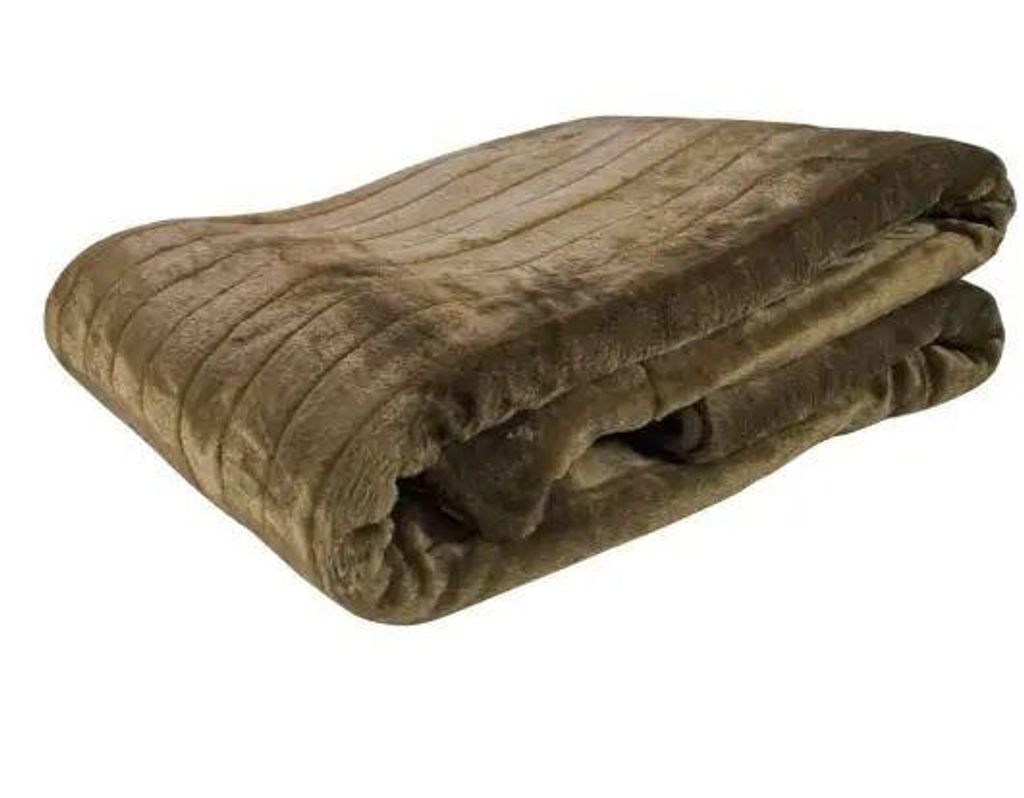 Kuscheldecke XXL 150x200cm Wohndecke Tagesdecke Bettüberwurf Farbe Braun Waschbar