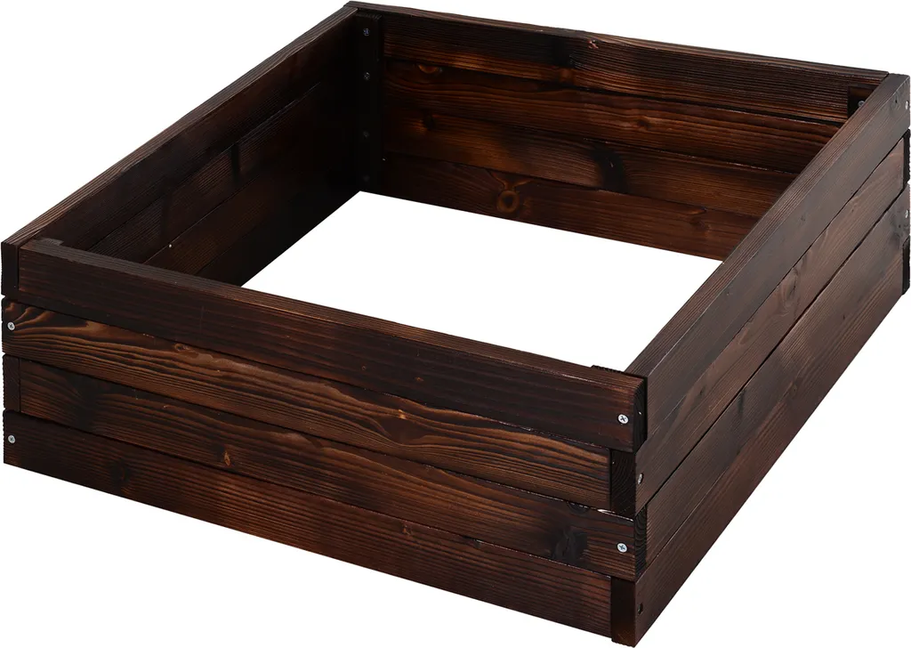Carré potager en bois pour légumes et herbes aromatiques 60x60x23 cm