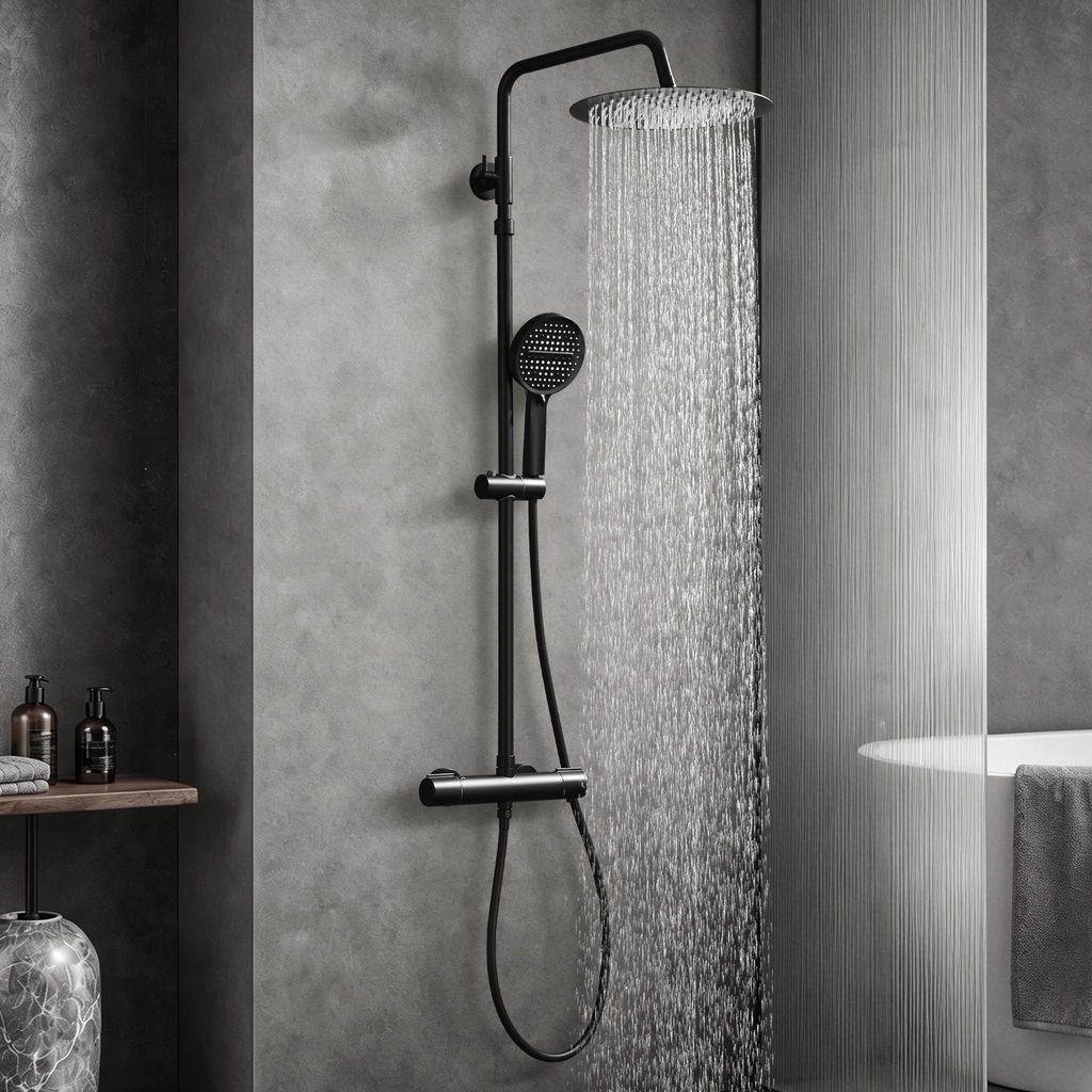 Sprchový systém Homelody s termostatem 40 °C, 4 funkcemi Obrázek produktu 