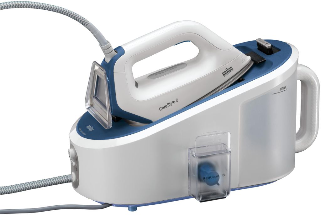 Braun IS 5145 WH Dampfbügelstation 2400 W 2 l Blau, Weiß Produktbild 