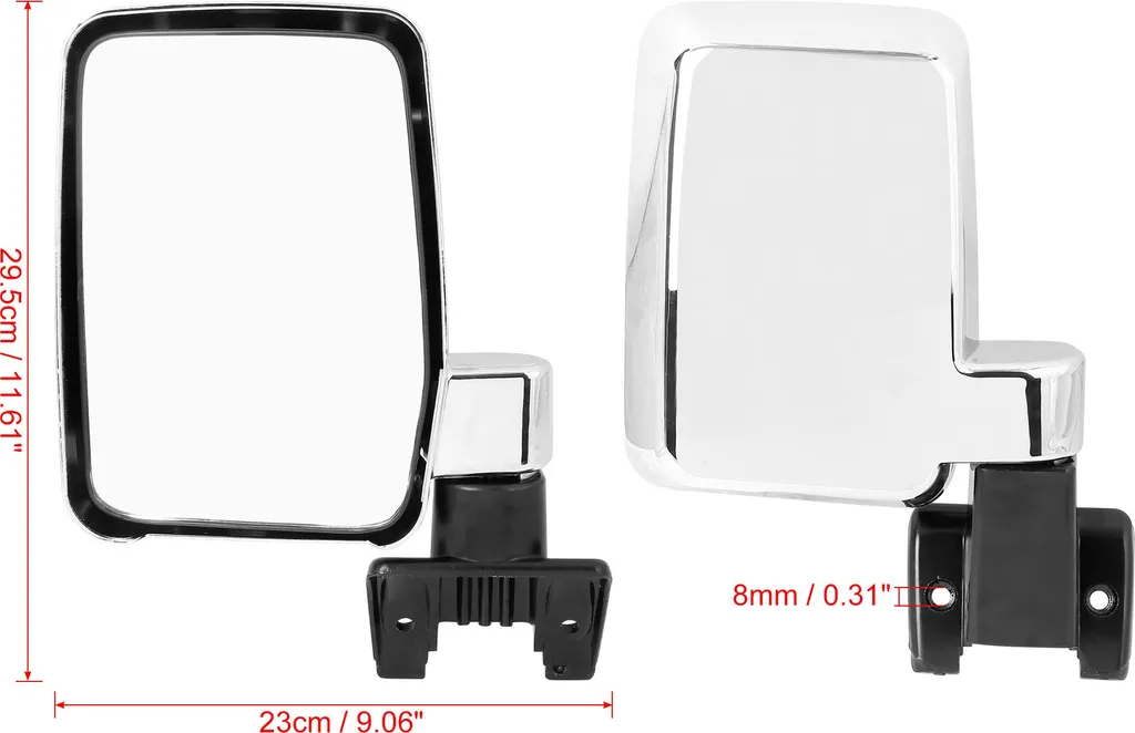 Rétroviseur de Remplacement Miroir Large Champ pour Automobile - 4