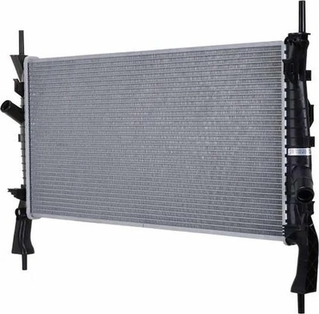Radiateur d'eau moteur pour FORD TRANSIT avec ailettes brasées HELLA