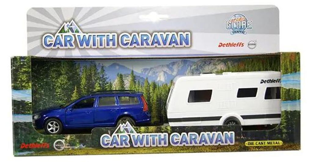 Petite voiture avec caravane Image du produit 