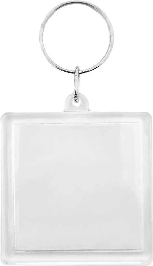 Eleganza Trasparente: Portachiavi CombiCraft 50x50mm in Plexiglass