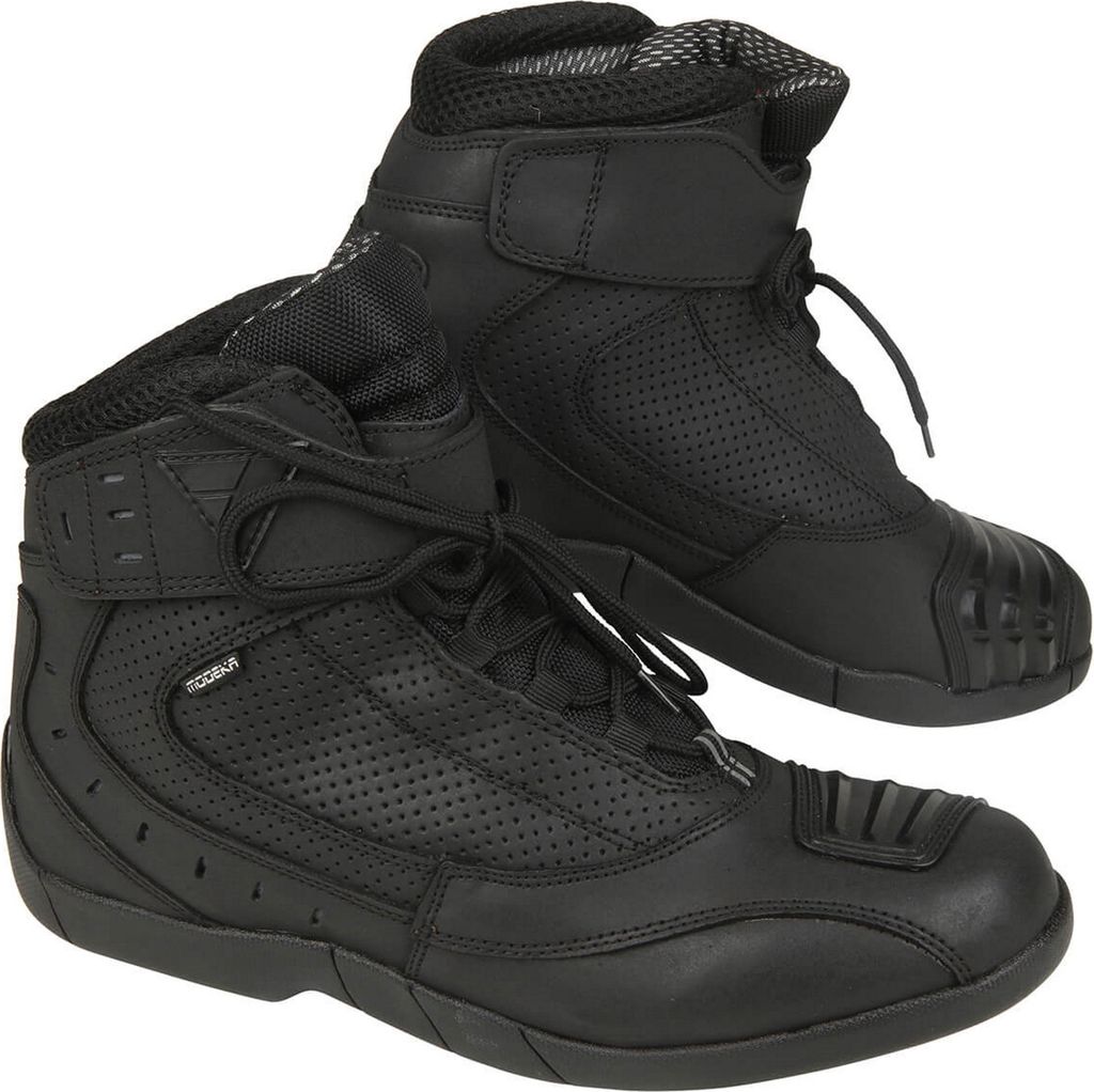 Modeka Black Rider Motorradstiefel, schwarz, 44