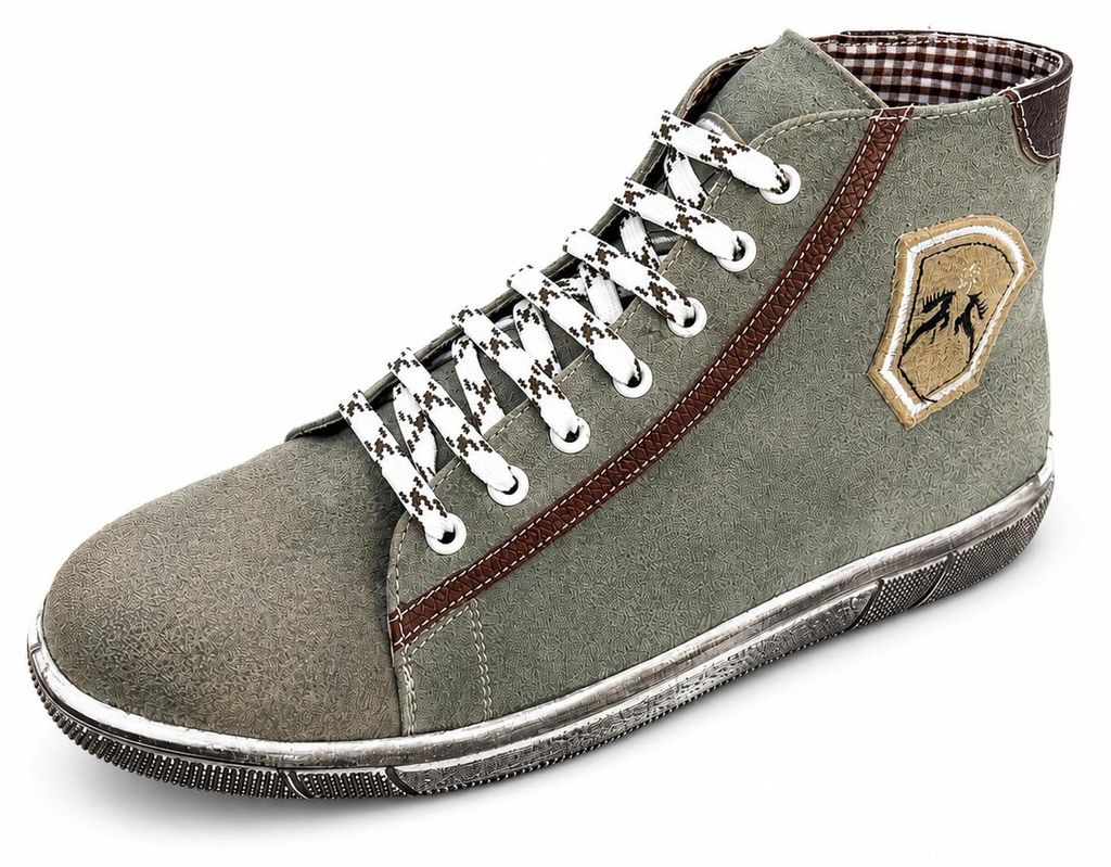 MADDOX Trachten Leder Schuhe Hohe Sneaker "Marinus" | Produktbild 