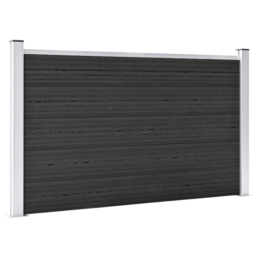 vidaXL Zahradní plot WPC 180×105 cm šedý Obrázek produktu 