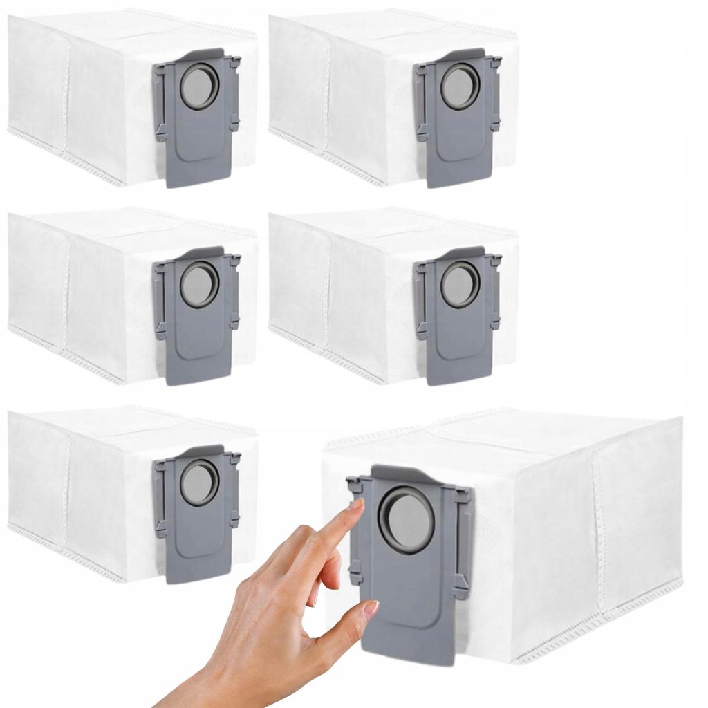 Set van 6 stofzuigzakken voor de Roborock Q Revo Productafbeelding 