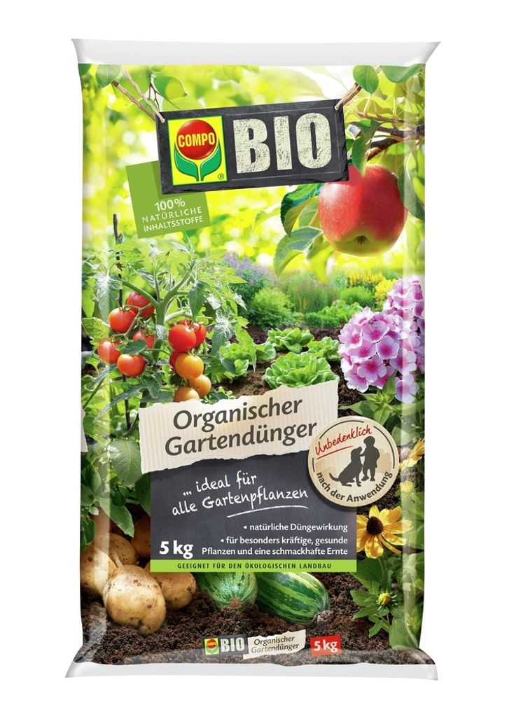 Organischer Gartendünger COMPO  5 kg für alle Produktbild 