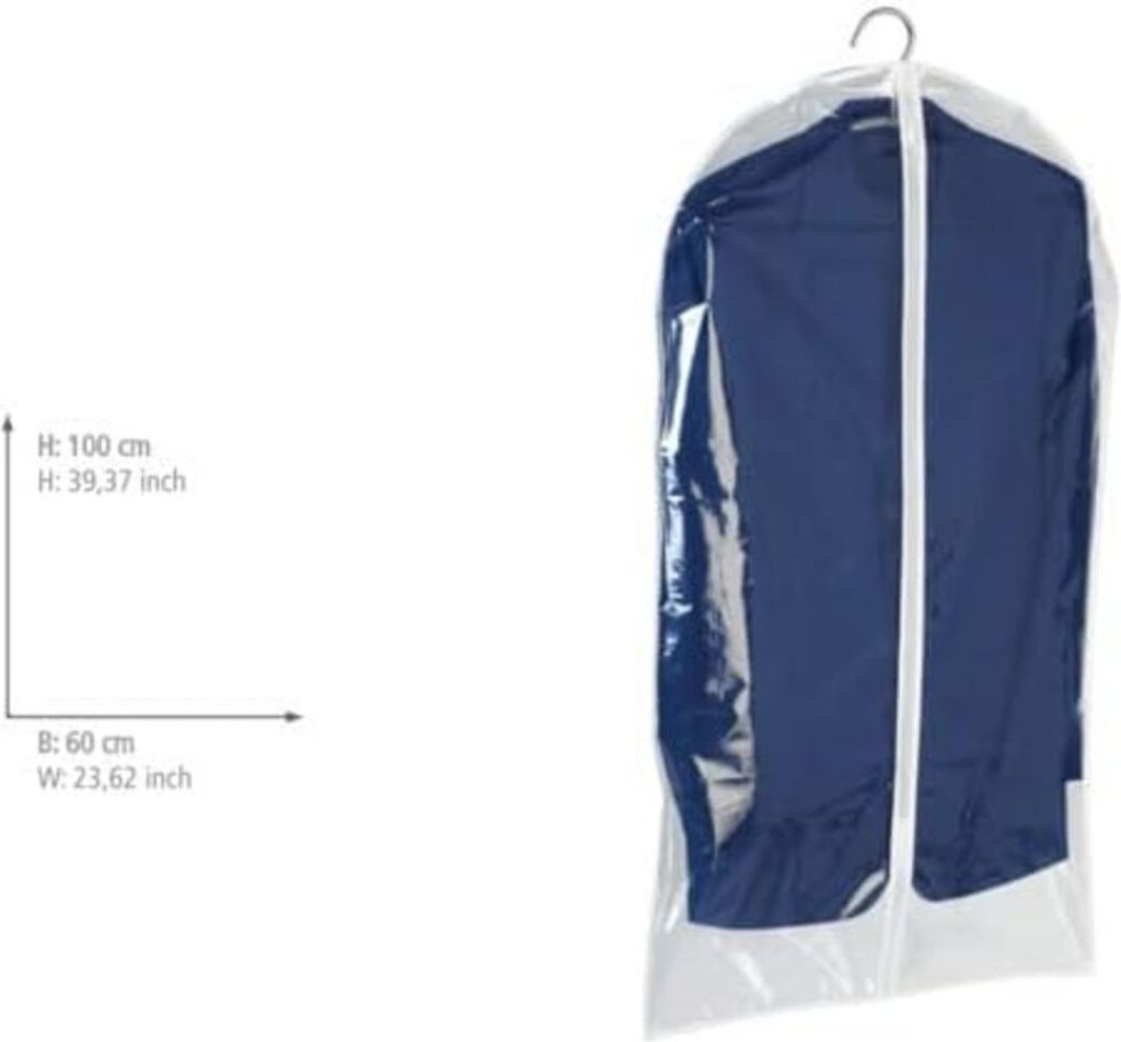 WENKO worek na odzież plastikowy 100x60cm przezroczysty Zdjęcie produktu 7