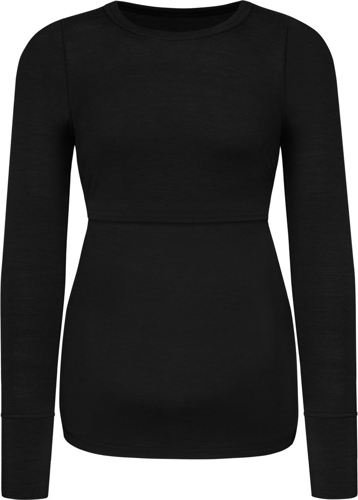 normani Merino Umstands-Langarm-Shirt