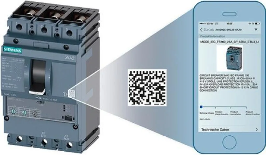 Cache-bornes de Protection Siemens 3VA9111-0WD30 pour Série 3VA11 - 2