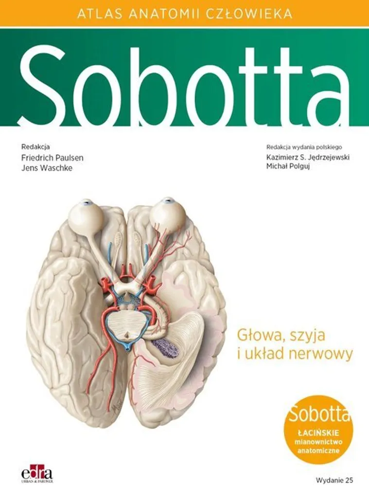 Livre d'anatomie humaine Sobotta Tome 3 Tête et cou Latin