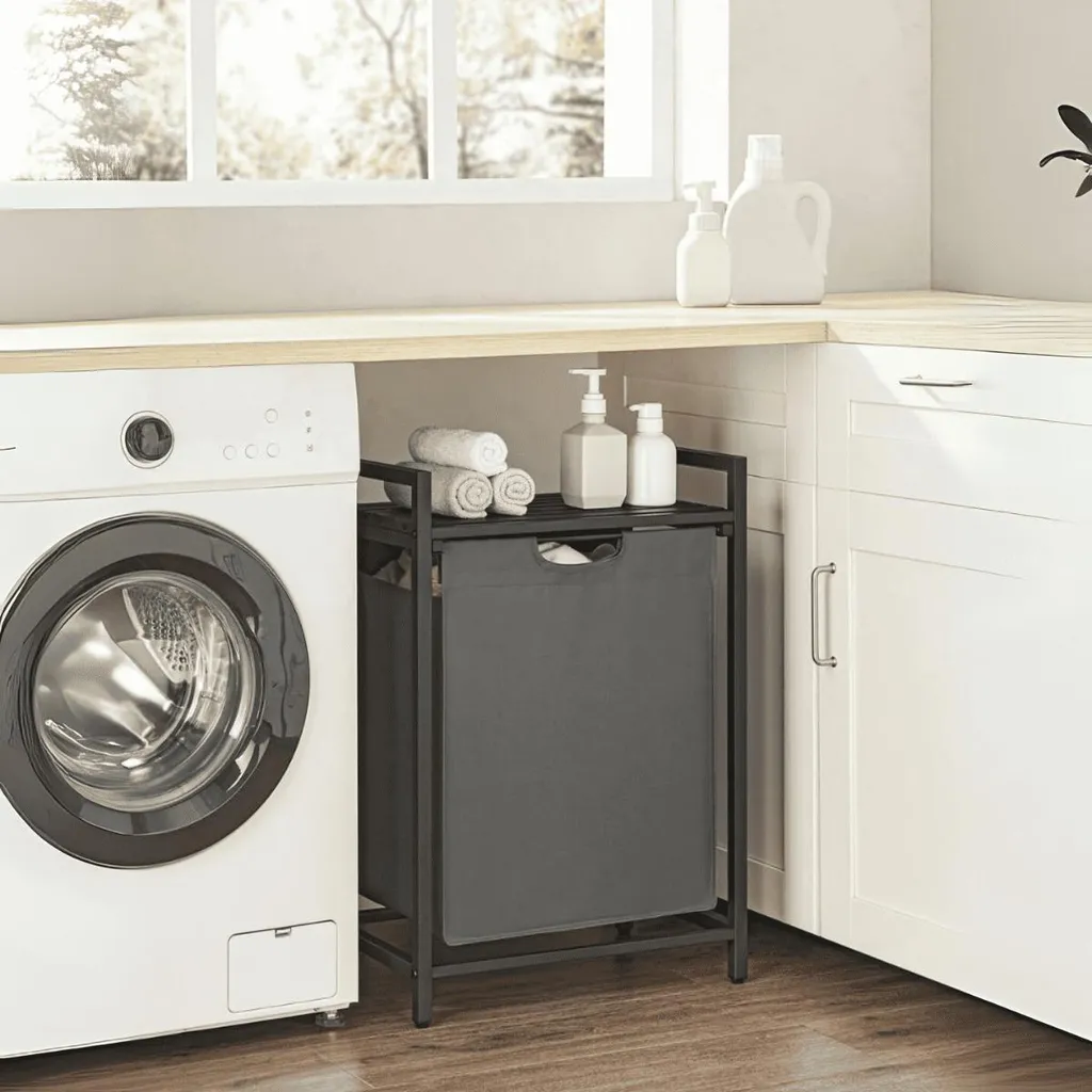 Panier à linge coulissant 50 cm : Solution rangement linge invisible