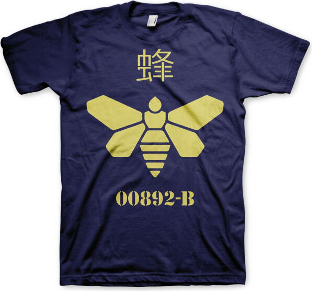 Methlamine Barrel Bee T-Shirt - Medium - Navy