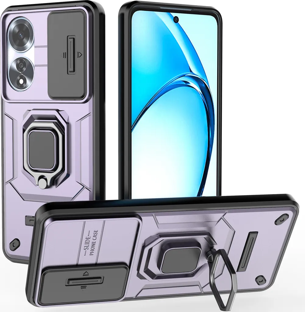 Cover Viola Oppo A60 per Famiglie: Protezione Totale Anti-Graffio