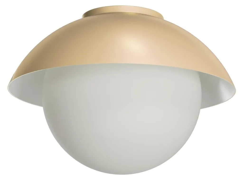 Plafonnier en verre étanche IP65 LUKIDA 2 pour salle de bain et patio