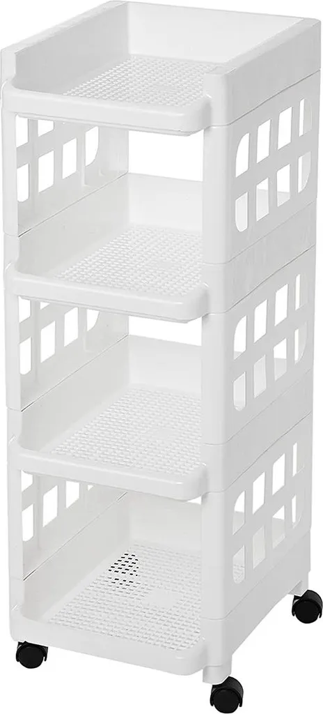 Carrello Cucina Acciaio Inox con Ruote | Design Moderno Slim